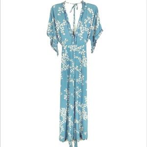 Faithful the brand- La Villa Blue Jumpsuit